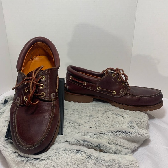 timberland handsewn boat shoes